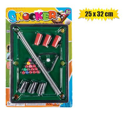 Mini Pool Table Game for Kids, Complete Set - 25 x 32cm