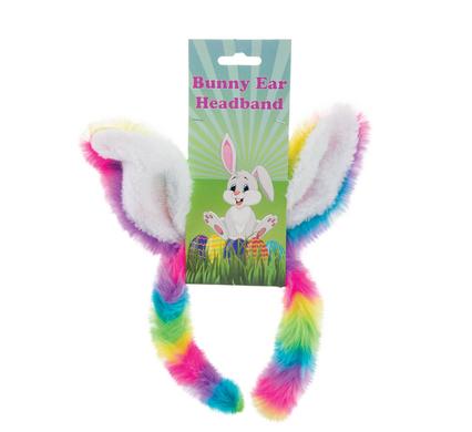 avenusa - Rainbow Bunny Ear Headband - avenu.co.za - Party & Decorations