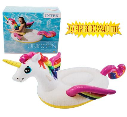 avenusa - Intex Ride on Inflatable Mystical Unicorn Pool Float - Cool Summer Fun - 201 x 140 x 97 cm - avenu.co.za - Sports & Outdoors