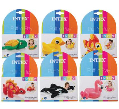 avenusa - Cute Puff and Play Inflatable Intex Water Toys - Assorted Designs- Fun in the Sun - avenu.co.za - Sports & Outdoors