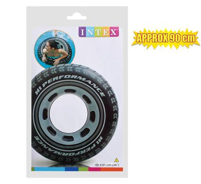 avenusa - Intex Giant, Soft and Comfortable Blow Up Pool Tube - Monster Truck Tyre Design - 91 cm - avenu.co.za - Sports & Outdoors