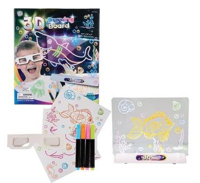 3D LED Drawing Board with 3D Glasses