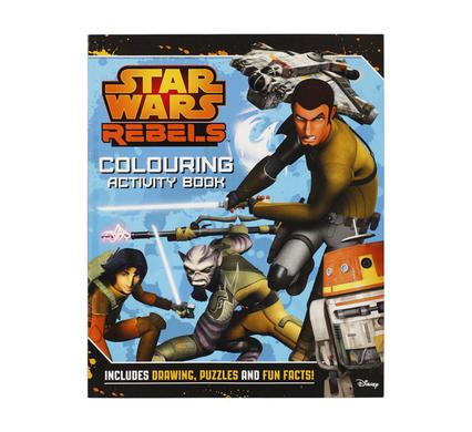 Star Wars Rebels Colour Activity Book Includes Drawings, Puzzles and Fun Facts For Kids
