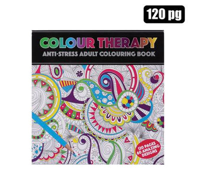 Therapeutic Adult Colouring Book 21x20cm 120 Page