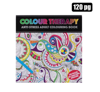 Therapeutic Adult Colouring Book 21x20cm 120 Page