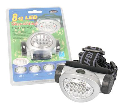avenusa - 8+2 LED Headlamp, Outdoor Adventures - 4 Different Settings - avenu.co.za - Sport Equipment
