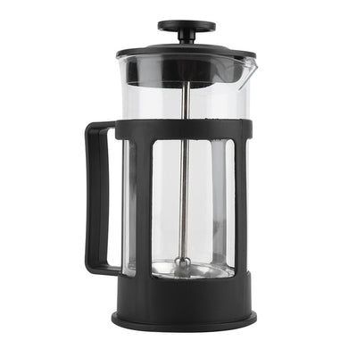 Glass Filter Coffee French Press Coffee Plunger 4-6 Cup, 600ml with Plastic Handle