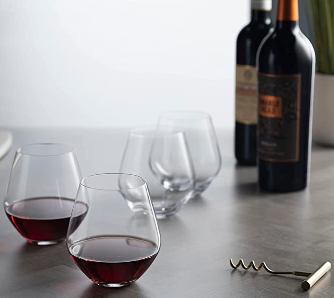 Citinova 475ml Tuscany Stemless Wine Glass Set (6 Piece Set)