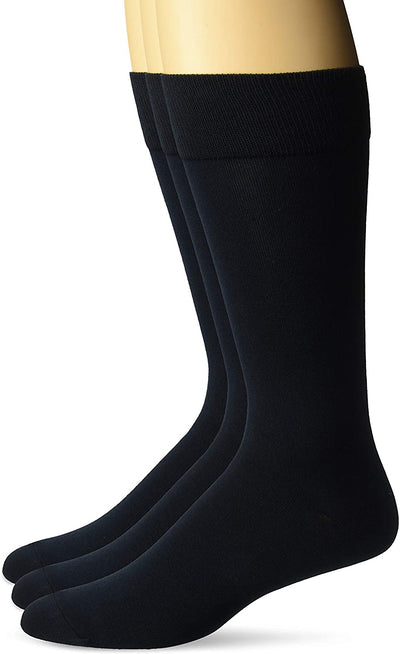 Snuggly Bits Premium Plain Navy Men's 3 Pair Sock Set