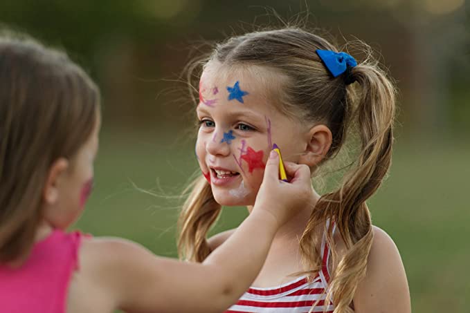 Non-Toxic Dress Up Face and Body Crayon Painting Set, 6 Colours