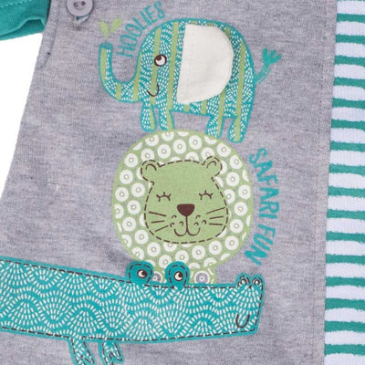 Croc And Friends Dungaree Set