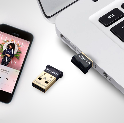 Nano Wireless Bluetooth Receiver, Link Your Computer to Any Bluetooth Devices