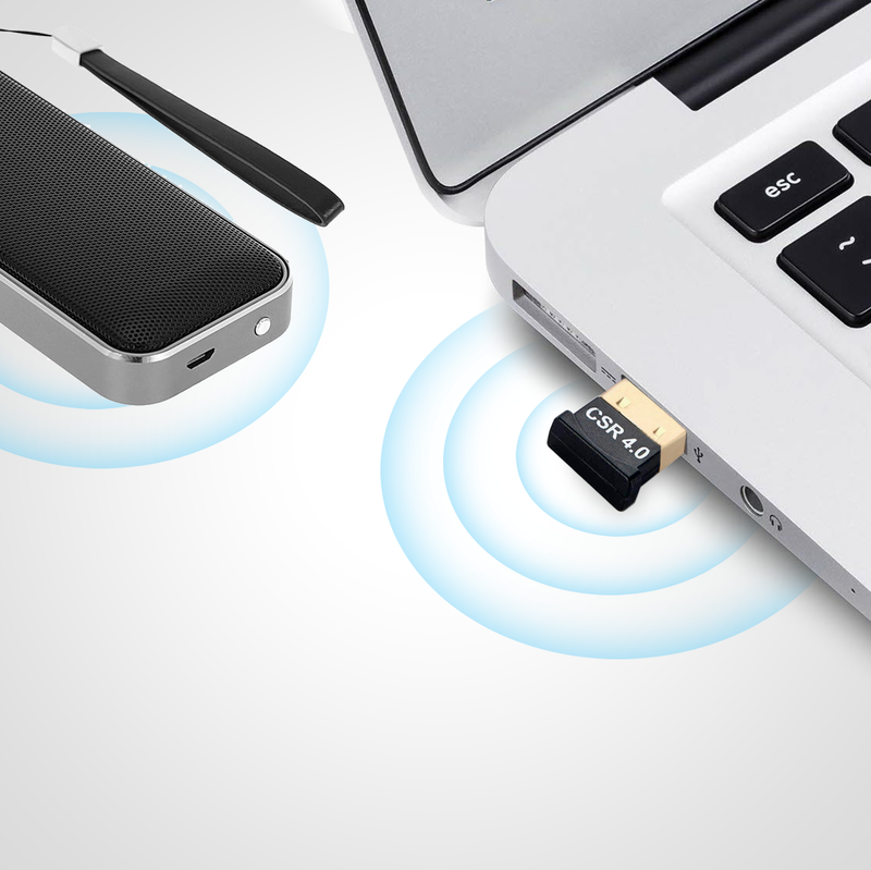 Nano Wireless Bluetooth Receiver, Link Your Computer to Any Bluetooth Devices