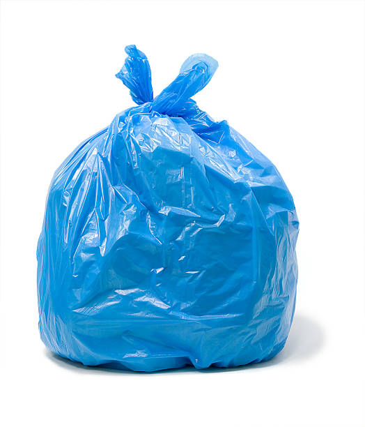 Blue Plastic Rubbish Bag, Refuse Bin Liner - 760 x 910mm, 40 micron - 200 Bags