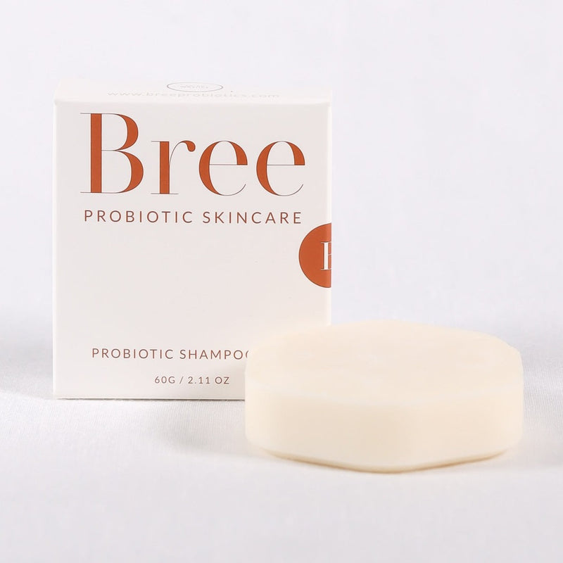 Bree Probiotic Shampoo Bar 60g - For all Hair Types Sulphate Free Light Weight Liquid Free