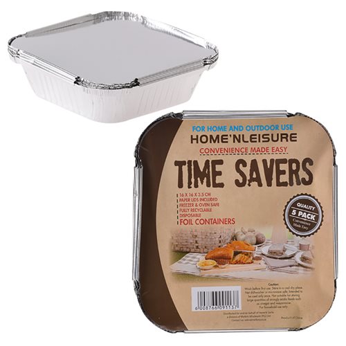 avenusa - Aluminium Foil Baking Pans 5pc - avenu.co.za - Home & Decor