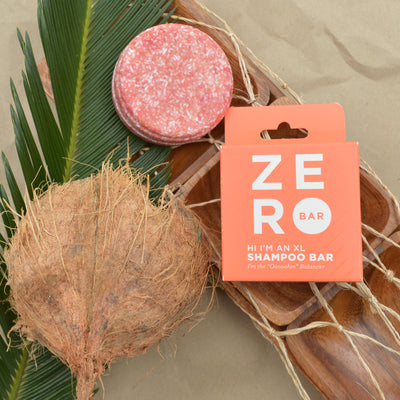 Zero Shampoo Bar 100g (4 Pack) Eco-Friendly, Cruelty-Free And Vegan Perfect Birthday, Mother's Day Gift Pack