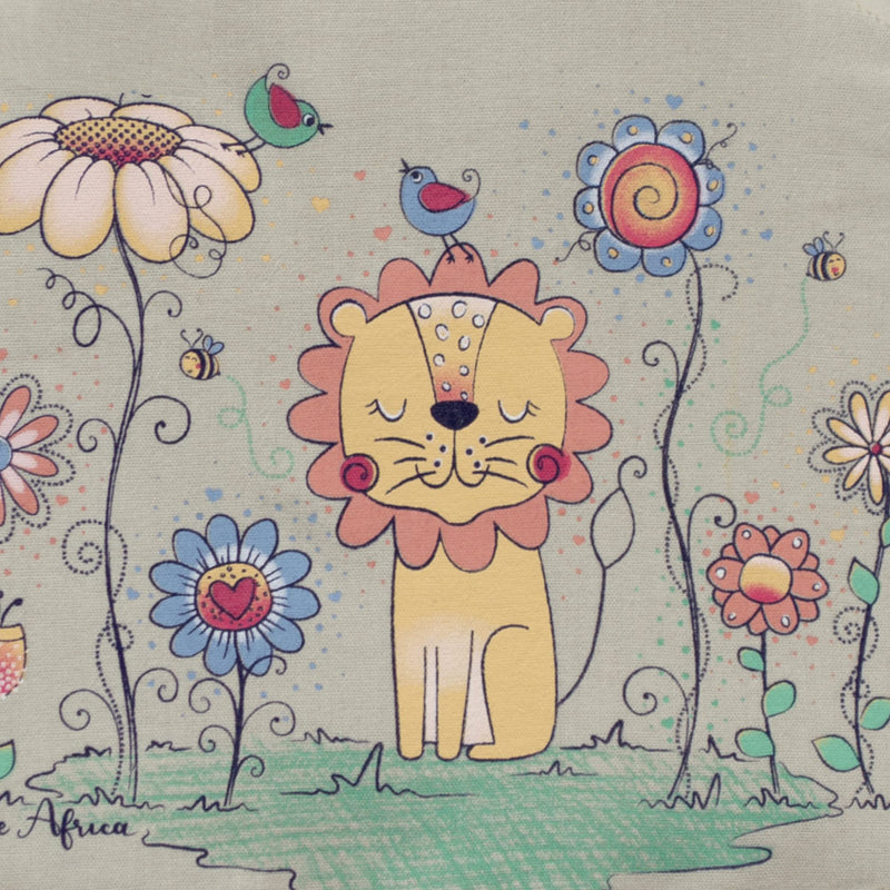Cute Little Lioness Infant Baby Girl Set, Cotton Fabric - Sizes 12-24 Months