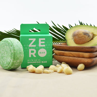 Zero Shampoo Bar 100g (4 Pack) Eco-Friendly, Cruelty-Free And Vegan Perfect Birthday, Mother's Day Gift Pack