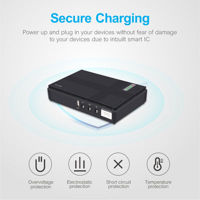 Astrum PB070 10400mah 18w Mini Ups Power Bank for WIFI Router (A91507-B)