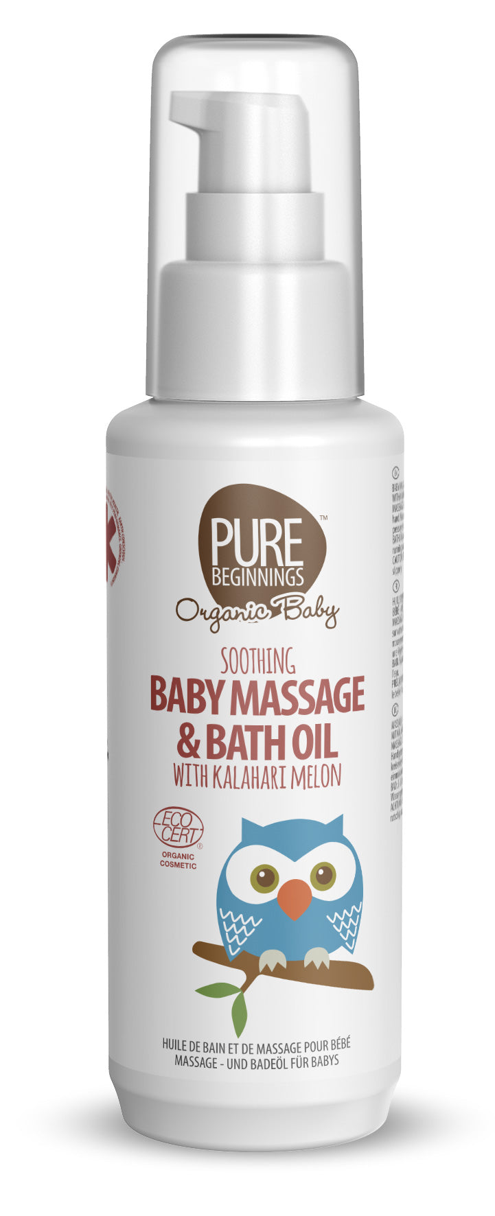 Pure Beginnings Soothing Baby Massage and Bath Oil with Kalahari Melon	100ml with Calming Oils