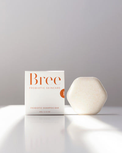 Bree Probiotic Shampoo Bar 60g - For all Hair Types Sulphate Free Light Weight Liquid Free