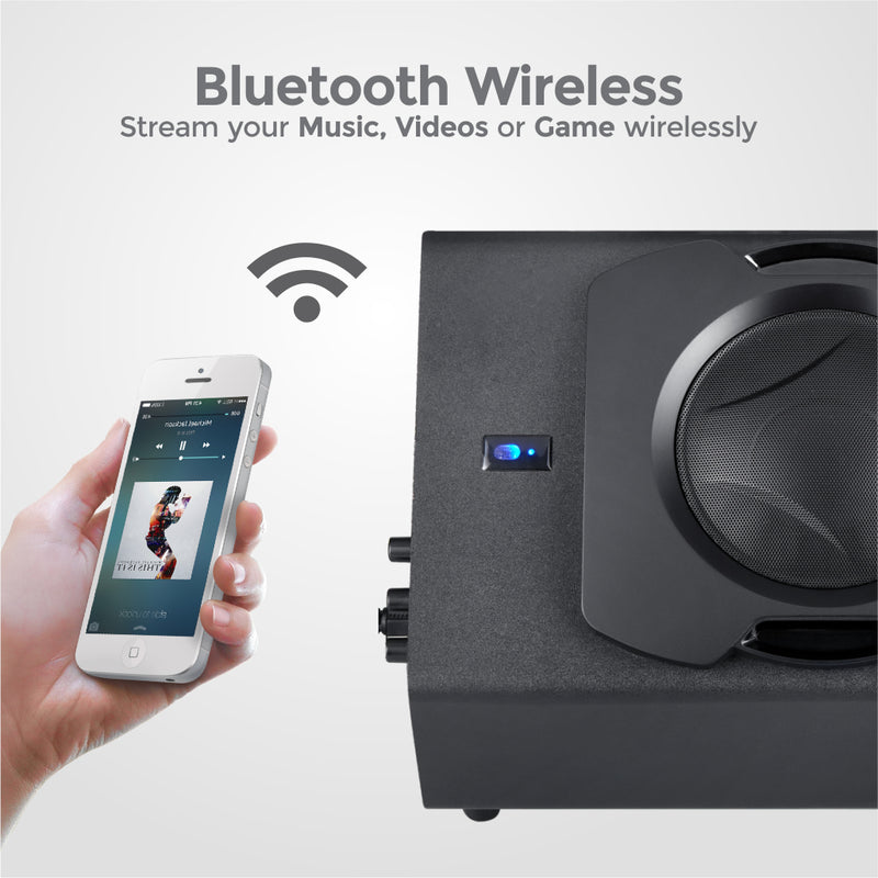 Powerful Multifunctional 2.1CH 80W RMS Multimedia Bluetooth Gaming Speaker
