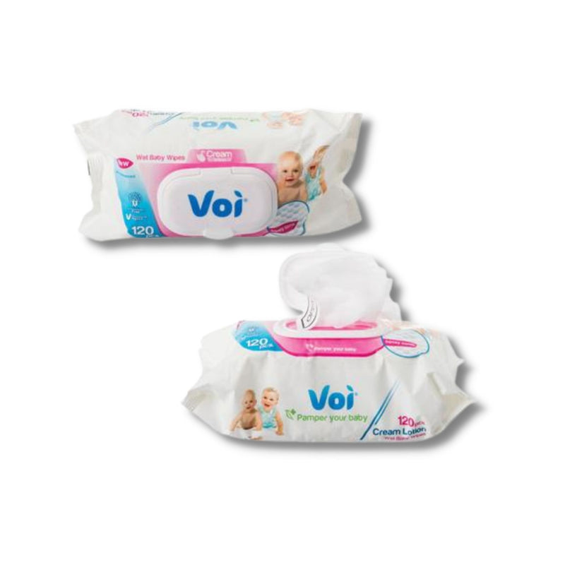 Voi Baby Wet-Wipes 120 Piece