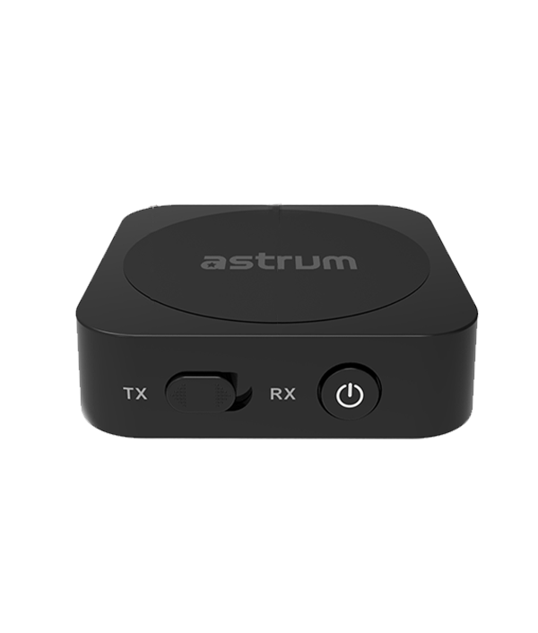 2-In-1 Wireless Bluetooth Transmitter or Receiver Mode with Single Switch, 5 Hours Playback Time