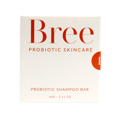 Bree Probiotic Shampoo Bar 60g - For all Hair Types Sulphate Free Light Weight Liquid Free