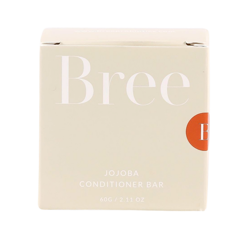Bree Probiotic Jojoba Conditioner Bar 60g - For all Hair Types Sulphate Free Non Drying
