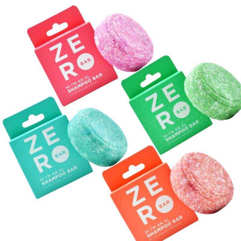 Zero Shampoo Bar 100g (4 Pack) Eco-Friendly, Cruelty-Free And Vegan Perfect Birthday, Mother&