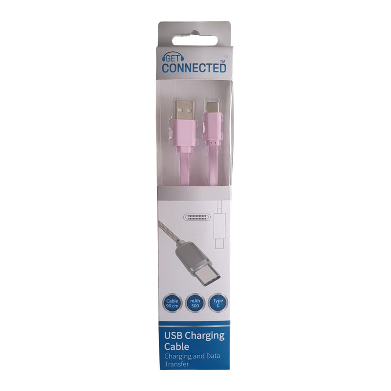 Get Connected USB 2.0 to Type C Phone Charging Cable and Data Transfer, 90cm Cable Length